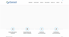 Desktop Screenshot of chamard-env.com